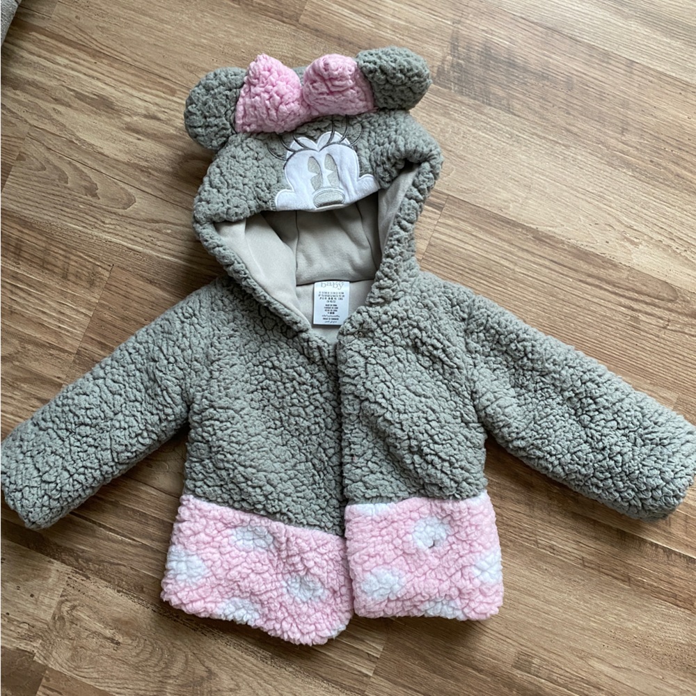 Plush Minnie Mouse Disney Jacket 18-24m
